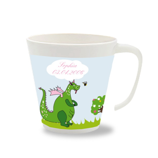 personalisierte Personalisierte Tasse Drache und Biene