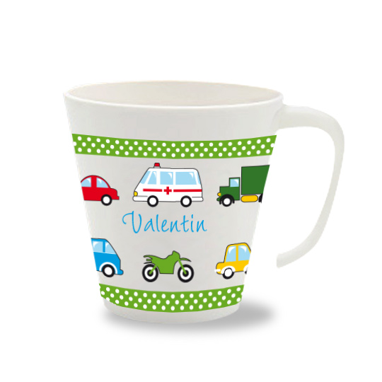 personalisierte Personalisierte Tasse Autos