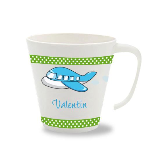 personalisierte Personalisierte Tasse Flugzeug