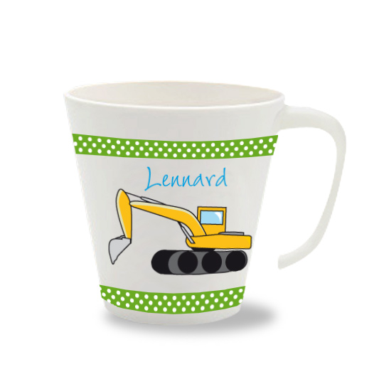 personalisierte Personalisierte Tasse Bagger