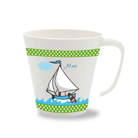 personalisierte Personalisierte Tasse Boot