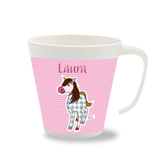 Personalisierte Tasse Pferd