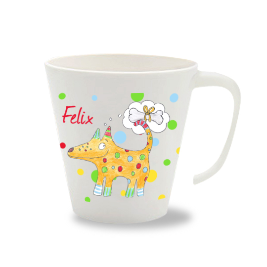 Personalisierte Tasse Hund