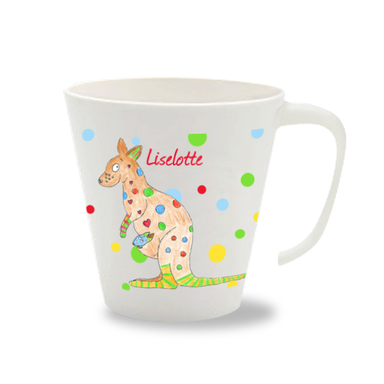 Personalisierte Tasse Känguru