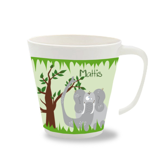 Personalisierte Tasse Elefant