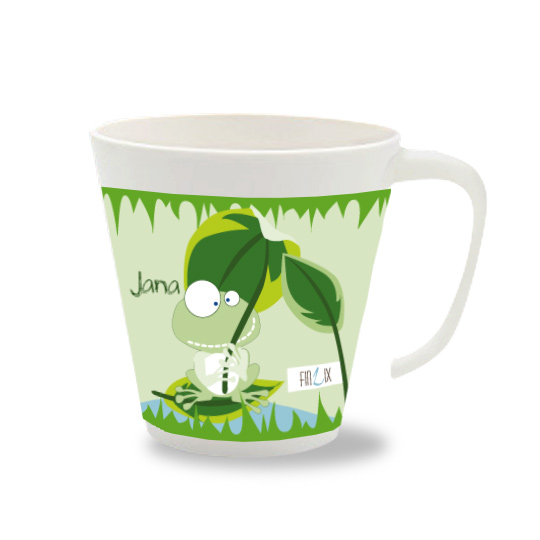 Personalisierte Tasse Frosch