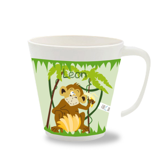 Personalisierte Tasse Affe