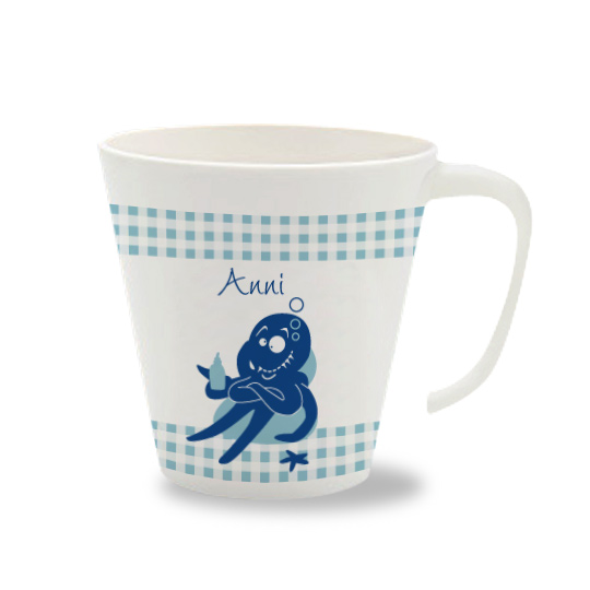 Personalisierte Tasse Krake