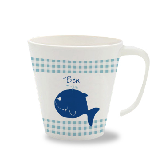 Personalisierte Tasse Wal