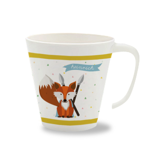 Tasse mit Namen - Fuchs