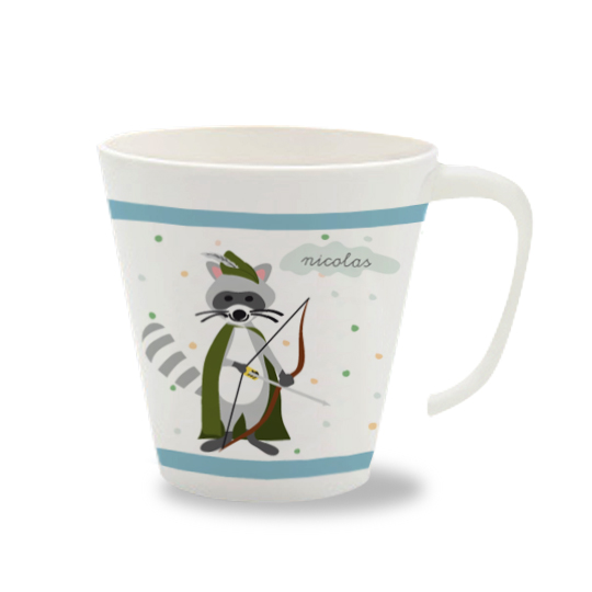 Tasse mit Namen - Waschbär