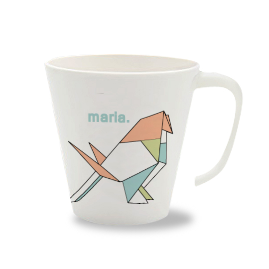 Personalisierte Tasse O-Vogel