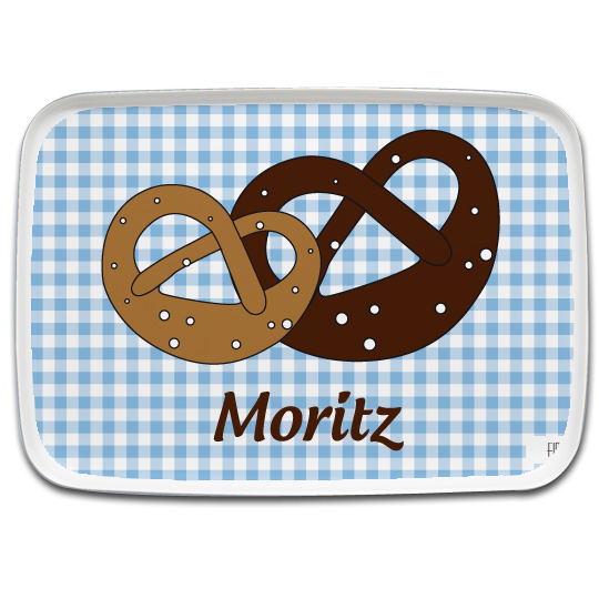 Personalisiertes Tablett Brezel