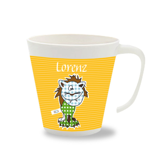 Personalisierte Tasse Löwe