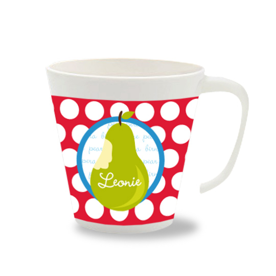 Personalisierte Tasse Birne