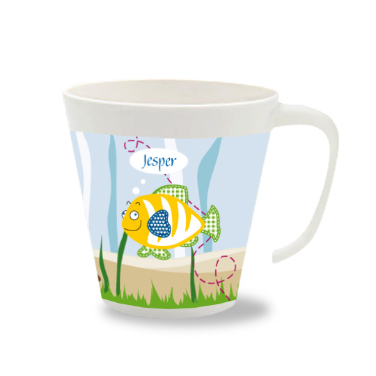 Personalisierte Tasse Fisch