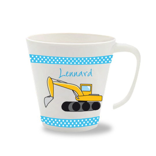 Personalisierte Tasse Bagger