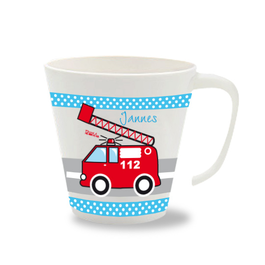 Personalisierte Tasse Feuerwehr