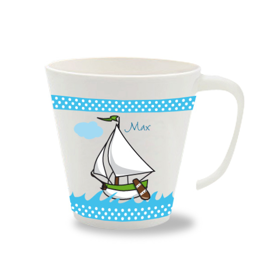 Personalisierte Tasse Boot