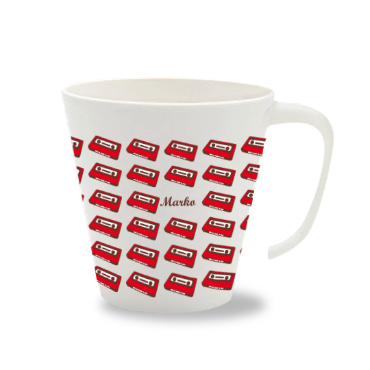 Personalisierte Tasse Cassetten