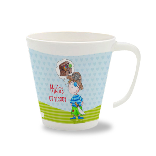 Personalisierte Tasse Pirat