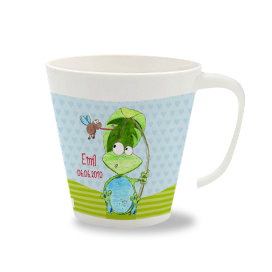 Personalisierte Tasse Frosch