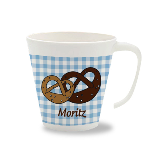 Personalisierte Tasse Brezel